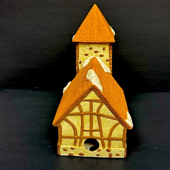 Vintage Dept 56  1985 ceramic  light up DICKENS VILLAGE CHURCH - Picture 8 of 15